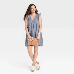 Blue Knox Rose Dress